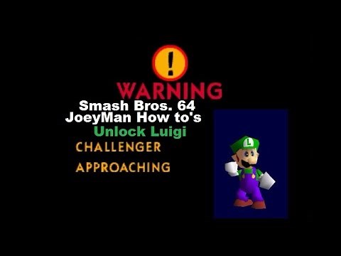 How to Unlock Luigi - Super Smash Bros. (N64)