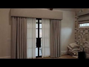 Lutron® QS Wireless Dual Drapery Track with Blackout and Sheer Fabrics