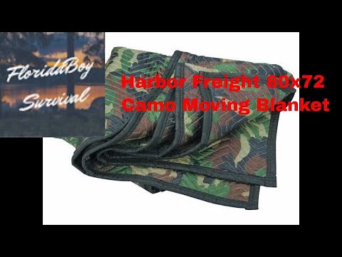 Product Review - Harbor Freight 80x72 Camo Moving Blanket