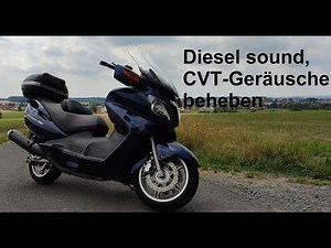Burgman 650 Diesel Sound, CVT Getriebe Geräusche beheben