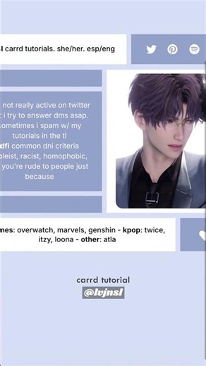 simple carrd. carrd tutorial in my channel