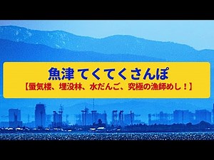 【てくてくさんぽ】魚津 蜃気楼と埋没林、立山連峰の湧水〈魚津城跡、てんこ水〉Walk around Uozu,TOYAMA JAPAN