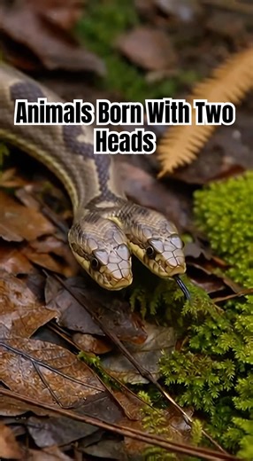 Animals Born With Two Heads #shorts #science #nature #mystery