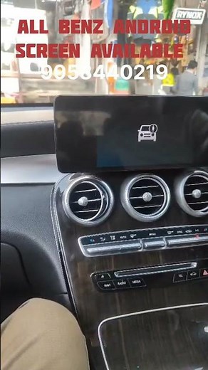 Benz GLC upgrade android screen with 360 camera install your doorstep service