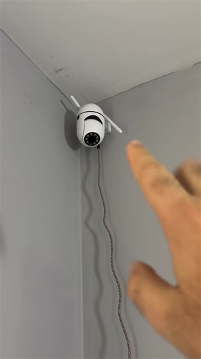 Câmera IP IR à prova d'água para ambientes externos Q21S - Alarme de rede sem fio com sensor de movimento HD Yoosee / ICSee câmera formato de tomada #camera #camera360 #tiktokshopbr44
