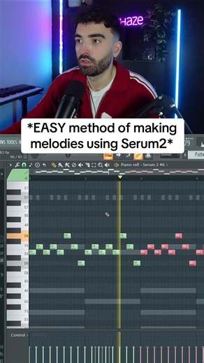 Easy method of making melodies using Serum2 #flstudio #serum2 #musicproducer #beatmaker #beatmaking