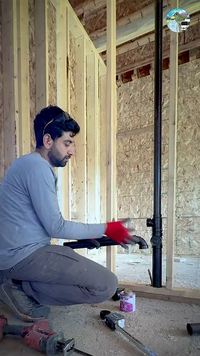 3K views · 20 reactions | DWV Rough-In | Trap Arm Installation Using Sluyter's 55Y ABS Solvent Cement #roughin #dwvplumbing #plumbing #construction #plumbinglife | The Building Expert | Facebook