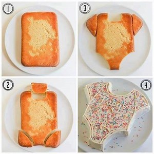 74K views · 1.8K reactions | THE BABY ONESIE CAKE!!!  Just adorable & a great idea for a Baby Shower!!! Visit us: www.myincrediblerecipes.com via: https://www.pinterest.com/explore/onesie-cake/ | Recipes From Heaven | Facebook