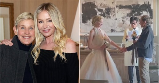 Ellen DeGeneres And Portia De Rossi Renew Wedding Vows After More Than 14 Years