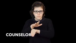 Learn How to Sign the Word Counselor