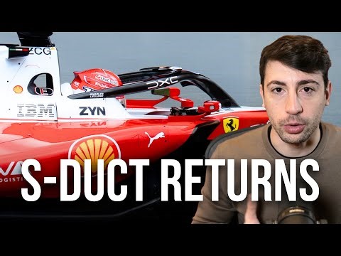 Crazy Mercedes device and Ferrari hits the track