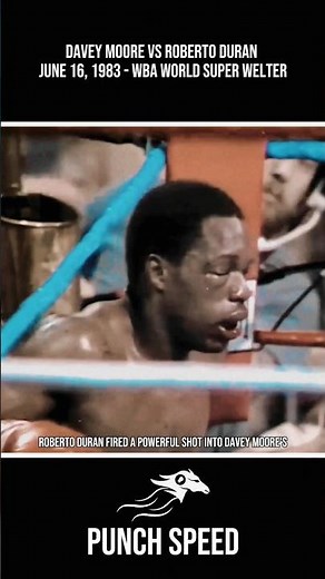 The Only Knockdown | Roberto Duran Vs Davey Moore