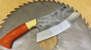 Crafting a Custom Cleaver from a Saw Blade: DIY Knife Making Guide