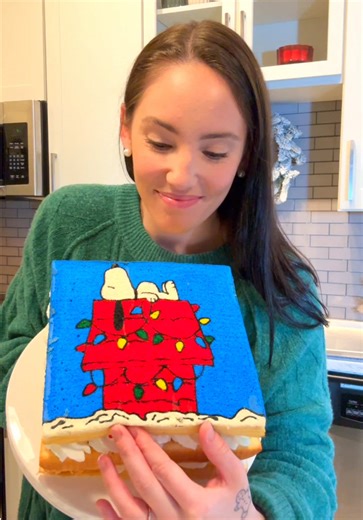 It’s not too late to learn how to make these Designed Sponge Cakes for Christmas! Find the full recipe & complete guide where I answer all of your questions on my website, link in bio! 🤎😊 #viralrecipe #baking #dessert #christmas #christmasrecipe