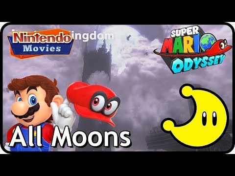 Super Mario Odyssey - Ruined Kingdom - All Moons (in order with timestamps)