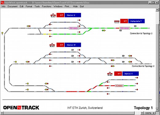 轨道交通仿真运行软件opentrack