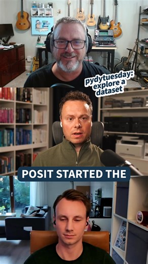 Posit started the Pydy Tuesday Project - Episode 260 Jeroen Janssens & Thijs Nieuwdorp - Listen to the full episode at https://realpython.com/podcasts/rpp/260 or on your preferred podcast client. - Happy Pythoning! | Real Python