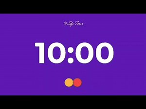 10 Min Countdown Timer 🔔 | Perfect for Study, Breaks & Exercise #countdown
