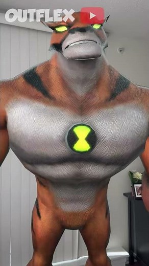 Ben 10 Alien Force | Rath transformation REAL LIFE