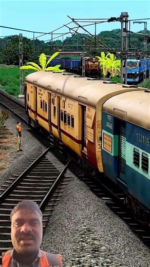 New Video Shunting of ICF Coach in Diamond Track 😱 Train Simulator, Train Game #train #railroad