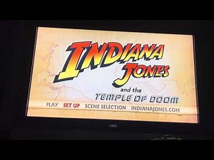 Indiana Jones and the Temple of the Doom (1984) Fullscreen DVD Menu Walkthrough