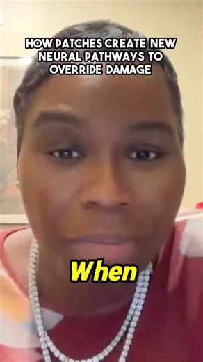 When we talk about activating nerves and creating new neural pathways, it's not necessarily that we're just trying to fix the nerves that are damaged. We're also trying to create new neural signals around that area to wake up some of those nerves in her feet or create new nerve pathways. That's what this does. Because it's not okay that her brain is not telling her that her feet are not under her. So that's how we know it's not a muscle problem. It's a brain. So you want to do everything in your