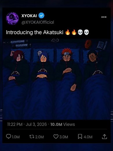 Introducing the Akatsuki 🔥🔥💀💀