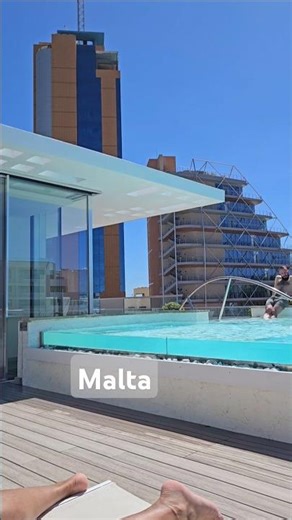Stunning Rooftop Views of Valletta’s New Skyline 🌇🇲🇹 | A Breathtaking Malta Experience