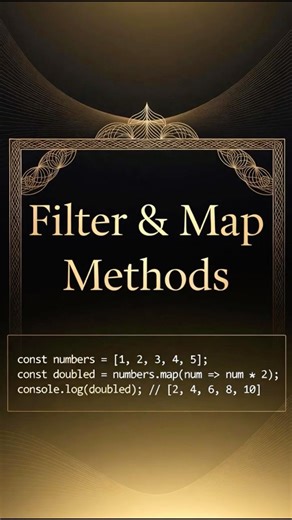 Stop Using For Loops! Modern JavaScript in 2024 🔥 #coding #programming #shorts