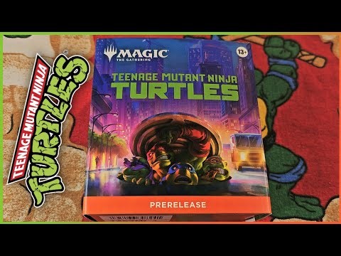 Big Hit! Teenage Mutant Ninja Turtles Magic the Gathering TCG Prerelease Box Opening