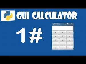 #1 How to make a calculator using python and tkinter تصميم الة حاسبة باستعمال البايثون و التكنتر