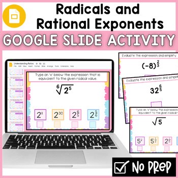 Radicals & Rational Exponents  | Google Slides™