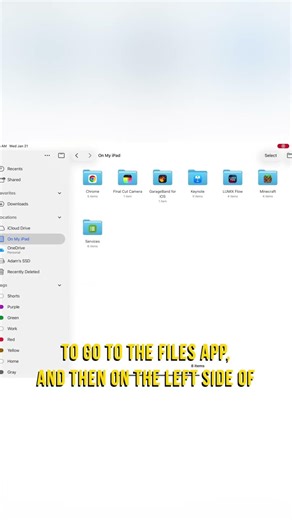 How to Access an External SSD on your iPad