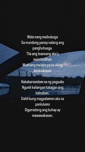 Struggle in Life: A Tagalog Poem About Life