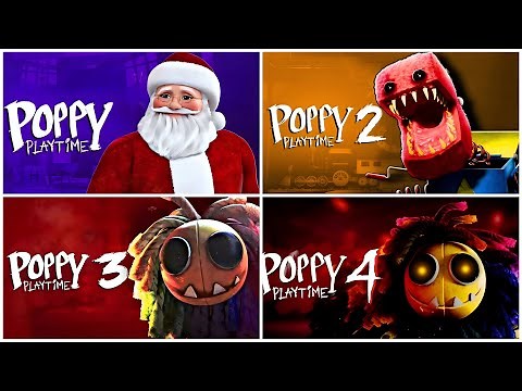 Poppy Playtime Chapter 1-4 FULL GAME Walkthrough + All Endings (No Commentary & MODS Gameplay)