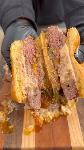 Cheddar cheese stuffed burgers | Miguels cookingwithfire
