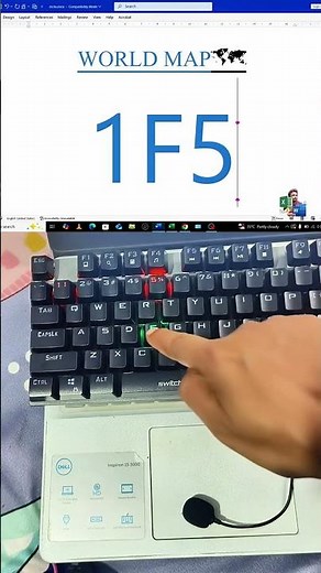 Draw a World Map in MS Word Using Just a Keyboard Shortcut #map #shorts