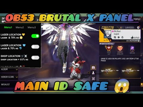 Jitu brutal safe x panel main id safe 😎 all divice work 👾 ff global 🌿 ANTIBAN panel 🌿🍀 mode menu saf