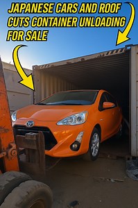 Japanese Used Cars And Roofcuts Container Unloading-Fresh Stock Arrived for Sale #export #japan | Japan vehicles