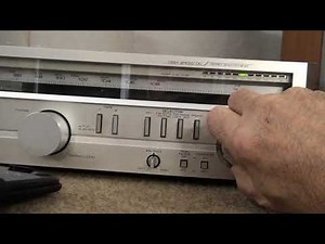 Kenwood KR-720 Stereo Receiver DEMO
