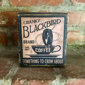 Primitive Coffee Bar Wood Sign - Rustic Kitchen Farmhouse Decor, Vintage Style, Upcycled Recycled Wood, Country Coffee Counter Sign - Etsy