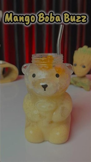 Mango boba cocktail recipe #shorts #recipe