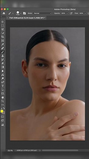Natural retouching in Photoshop #photoshop #photoediting #makeuptutorial
