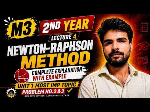 M3 | L-4| Newton Raphson Method| problem no.2&3