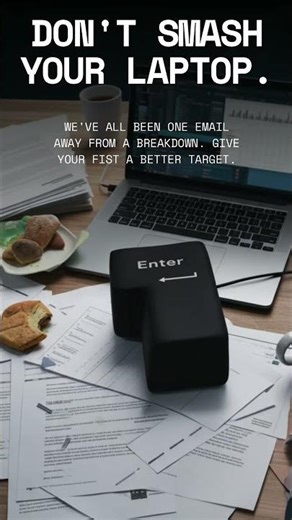 Giant USB Big Enter Key Stress Toy – Oversized Pillow Button for Desk Punch & Relief