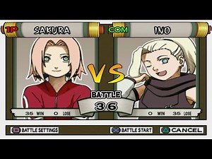 Sakura VS Ino (INSANE) - Naruto Ultimate Ninja 3