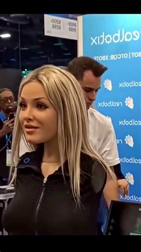 Humanoid Robot With Real Facial Expressions #robotics #technology #shorts