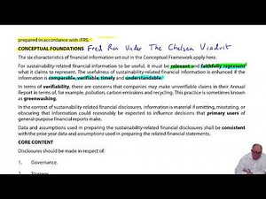 Sustainability - ACCA SBR Lectures