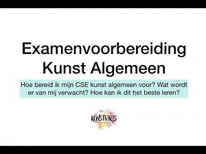 Examenvoorbereiding Kunst Algemeen HAVO