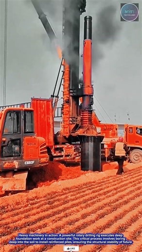 Powerful & Precise: Clever Machinery Rotary Drilling Rig for Deep Foundation Boring in Construction
